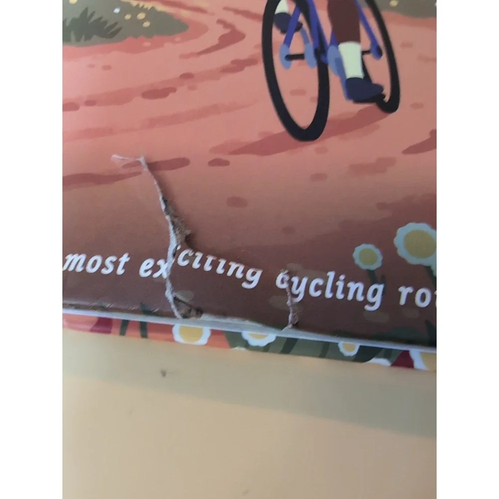 New Book Damaged Cover lonely Planet Epic Bike Rides of Australia and New Zealan